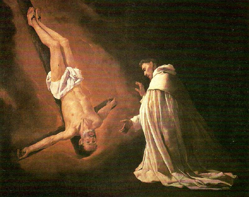 Francisco de Zurbaran peter  tothe apostle appears Spain oil painting art